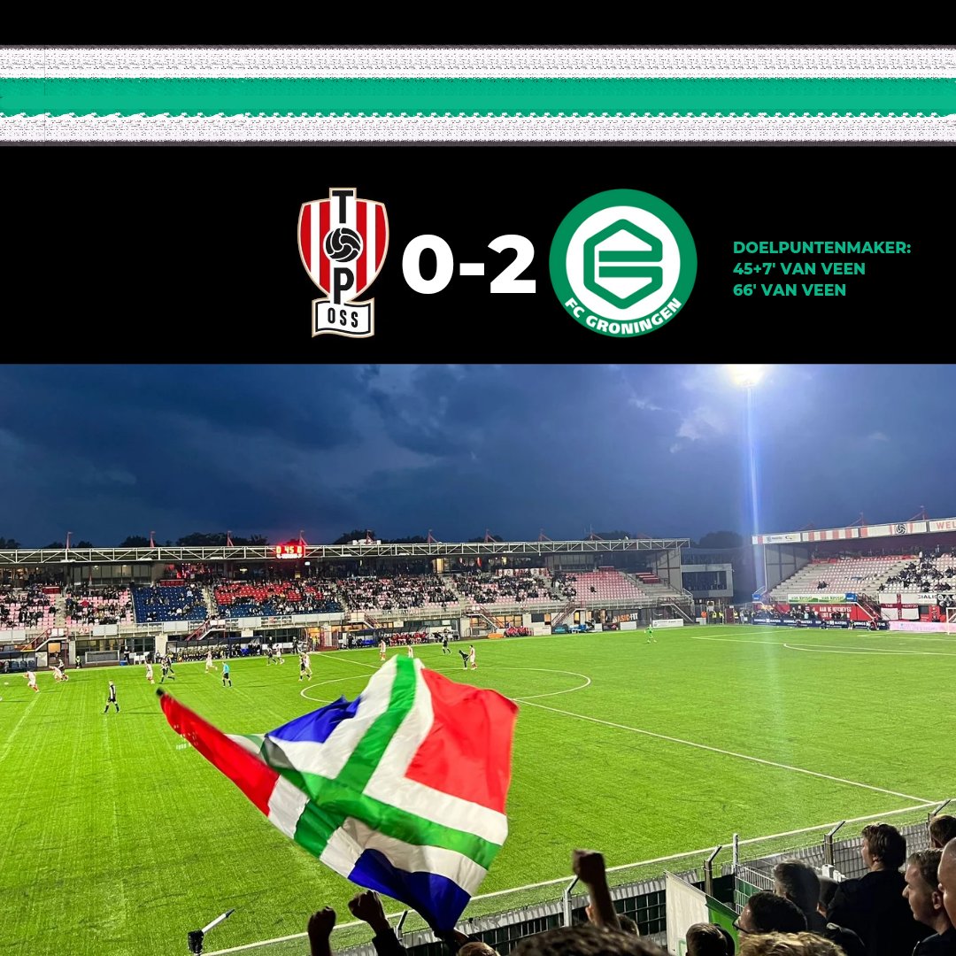 Boerenmacht's tweet photo. Kevin van Veen schiet Groningen naar overwinning in Oss💚

TOP Oss - FC Groningen 0-2

#topGRO #fcgroningen https://t.co/Hw4wFVnMsF