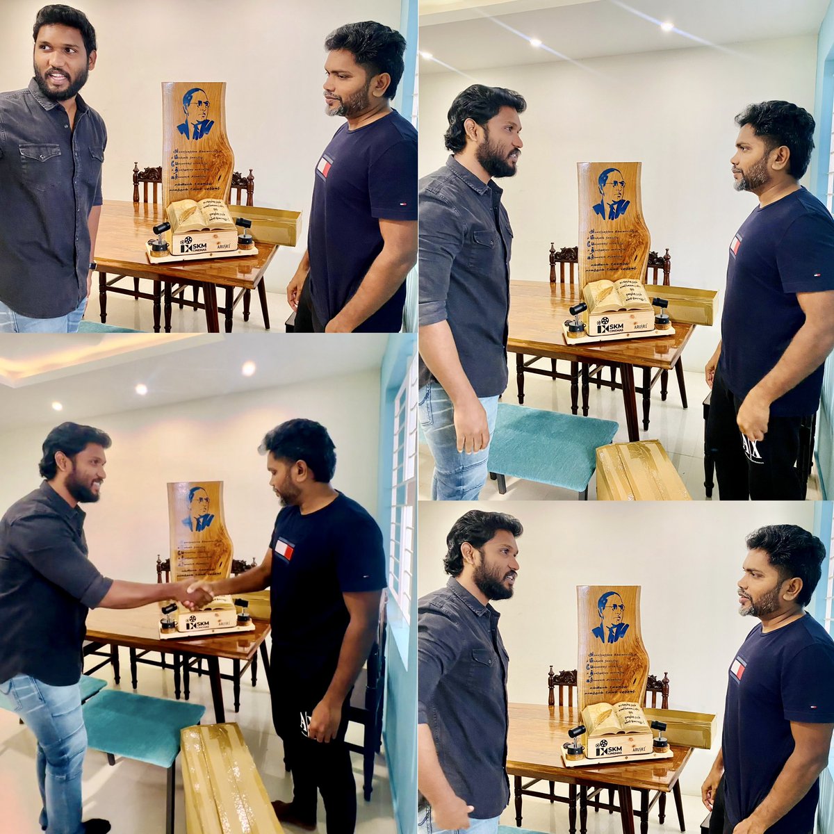 SkmCinemas's tweet photo. #ambedkar #directorranjith #ranjithdirector #ranjithanna #paranjith #tdymeetup #tdymeetranjith #ranjithanna😘 #directorranjithpa #skmcinemas #skmakil #skmcinemasofficial #skmcinemasproducer #skmcinemasakil #akilskm #akilskmcinemas #akilactor #akilproducer #producerakil @beemji https://t.co/ifvkInMlMX