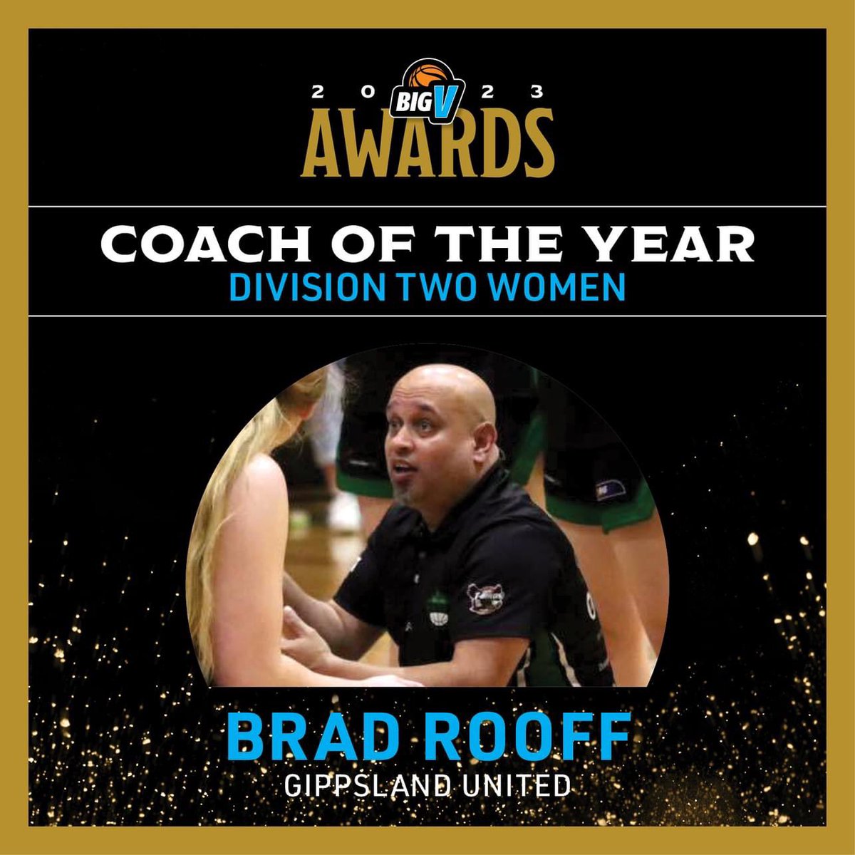 Congratulations to @Basketball_Vic Coach of the Year Bead Rooff!