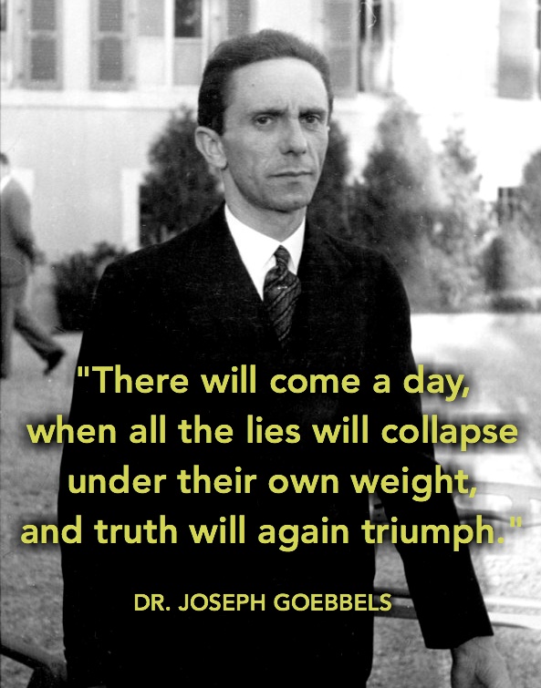 freikorpsunite's tweet photo. @DineshDSouza Do you even know what Goebbels said? Iโm guessing not. Let me share some real quotes #rewrittenhistory #uncensoredtruth https://t.co/DDmPXchsmt