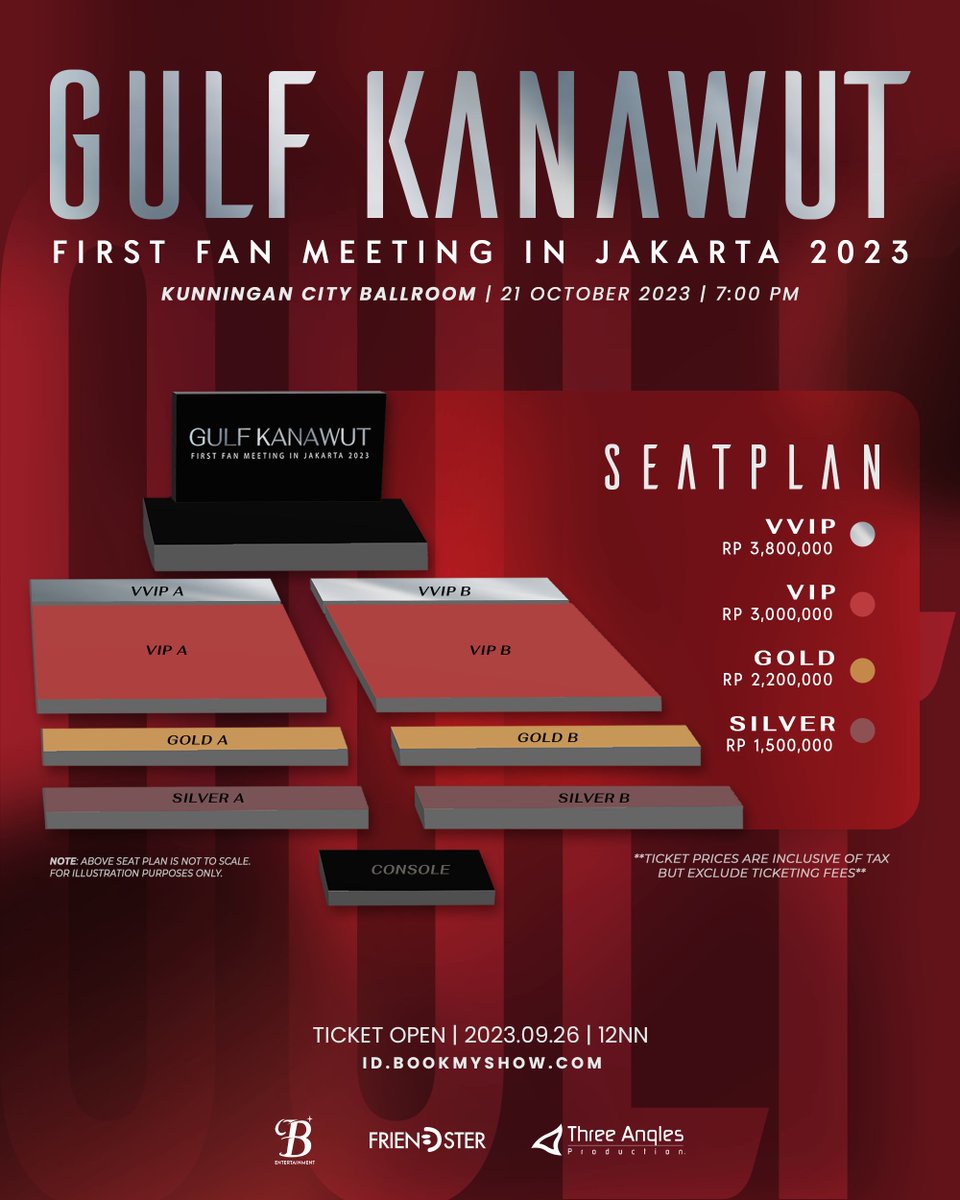 Threeanglespro's tweet photo. Get ready, Indonesia!✨ Gulf Kanawut is bringing his charm and charisma to Jakarta for his FIRST EVER fan meeting this October! 🎉🤩

📅 21 October 2023 (FRI)
🕒 Time: 7:00 PM
📍 Kunningan City Ballroom

#Gulf_1stFanMeetinginJKT
#GulfKanawut
#ThreeAnglesProduction https://t.co/LiCUF42WBz