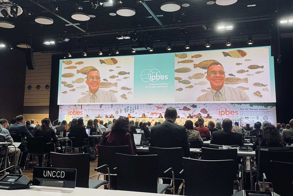 We are thrilled to welcome @IPBES's new chair, @dobura! 👏 Expressing sincere appreciation to all our Bureau members, he underscored the significance of the groundwork laid in previous IPBES assessments and the profound responsibility that lies ahead in his new role. 💪