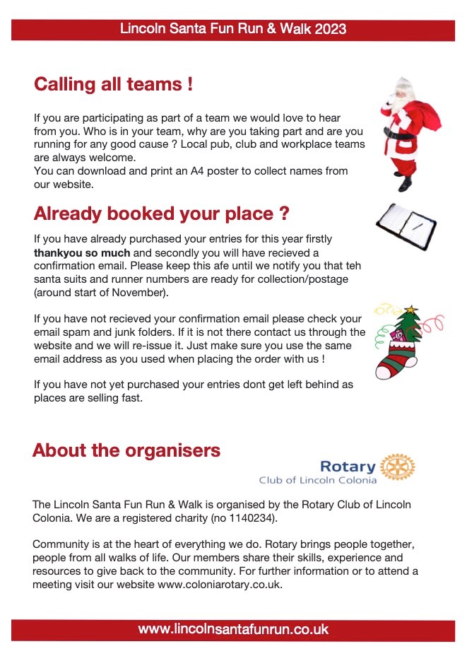 Lincoln Santa Run tweet media