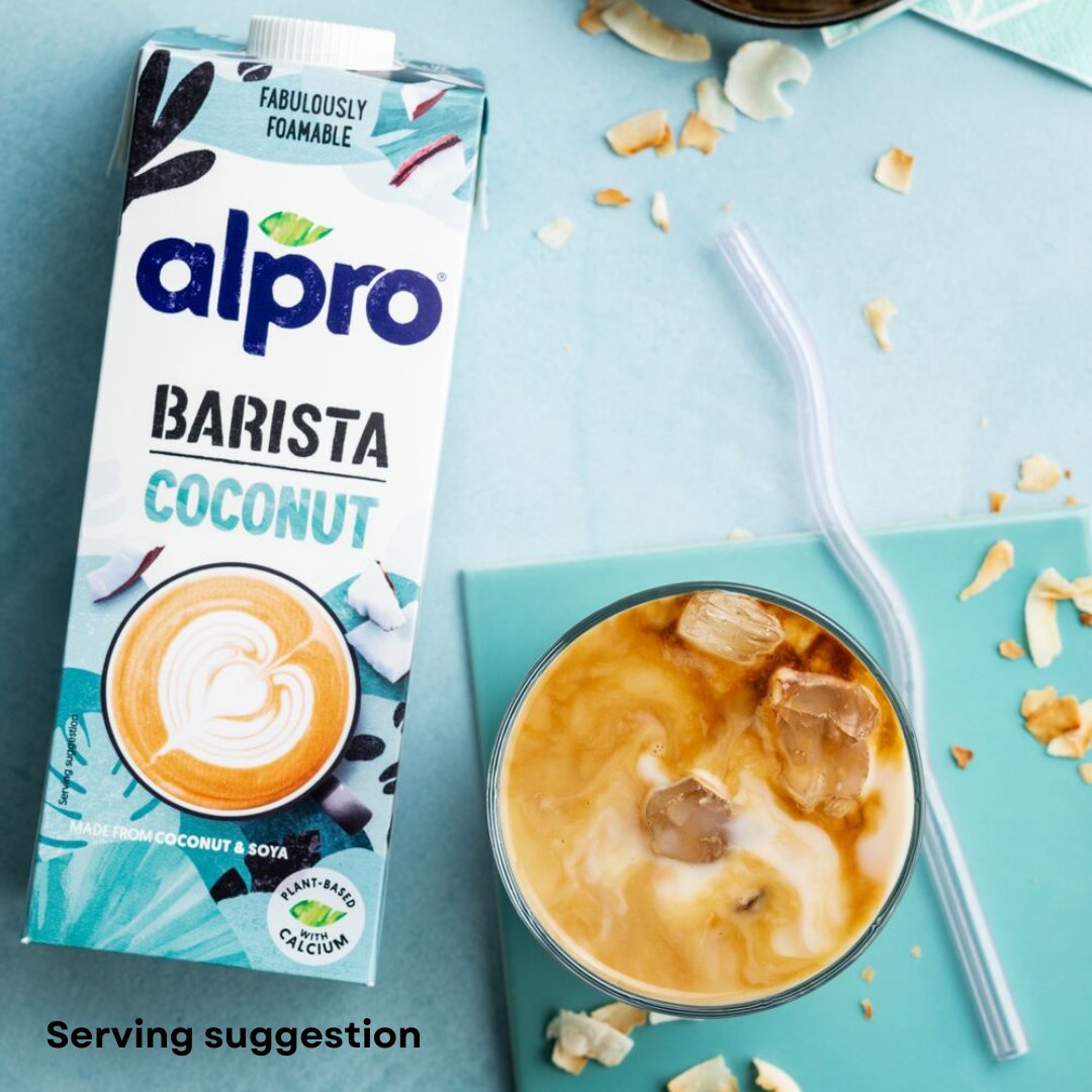 Alpro UK  Almond Latte with Alpro Barista 