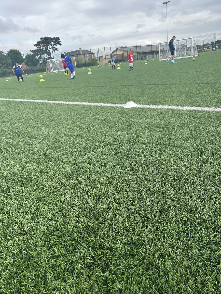 Saturday morning club in full flow this morning Great place for children to start their football journey with us, lots of fun learning and games to help kids learn, develop and enjoy the beautiful game Contact us for more info