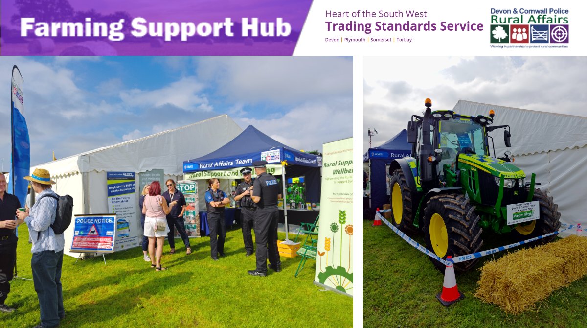 Rural Affairs Team (@dcpolicerural_d) on Twitter photo #Farming Support Hub is at <a href="/KingsbridgeShow/">Kingsbridge Show</a> today with officers from the local policing team, rural affairs team & trading standards. Find us next to the <a href="/NFUtweets/">National Farmers' Union</a> <a href="/nfum/">NFU Mutual</a> stand. So grab a brew & get your #RuralCrime, #AnimalHealth, #Safety & #Wellbeing support
🚜 #OptimusCrime #Farming Support Hub is at <a href="/KingsbridgeShow/">Kingsbridge Show</a> today with officers from the local policing team, rural affairs team & trading standards. Find us next to the <a href="/NFUtweets/">National Farmers' Union</a> <a href="/nfum/">NFU Mutual</a> stand. So grab a brew & get your #RuralCrime, #AnimalHealth, #Safety & #Wellbeing support
🚜 #OptimusCrime