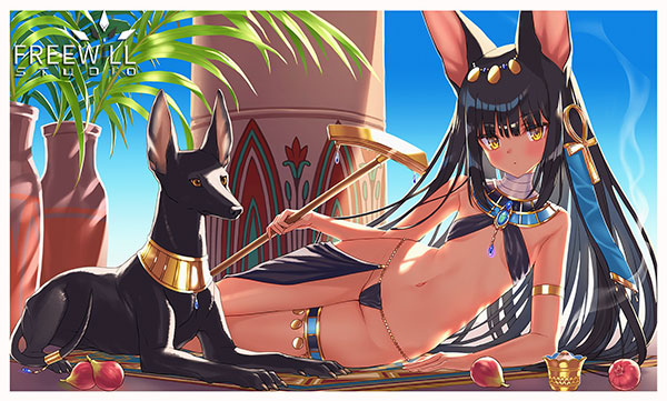 SantaMoray's tweet photo. I accidentally saw an announcement of a beautiful figurine based on art.  I really wanted to embody this image.
Character. #AnubisnoShoukei
Stud. #FreeWillStudio
Artist. #NigiKomiya
#cosplay #cosplayergirl #cosplaygirl #cosplaysexy #cosplayanime #freewillstudios #nigikomiya https://t.co/5gbAXhSvTT