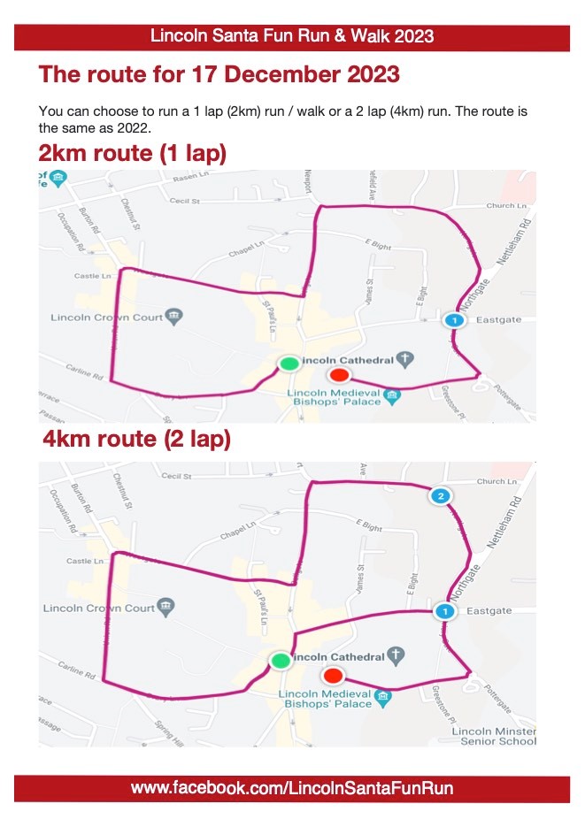 Lincoln Santa Run tweet media