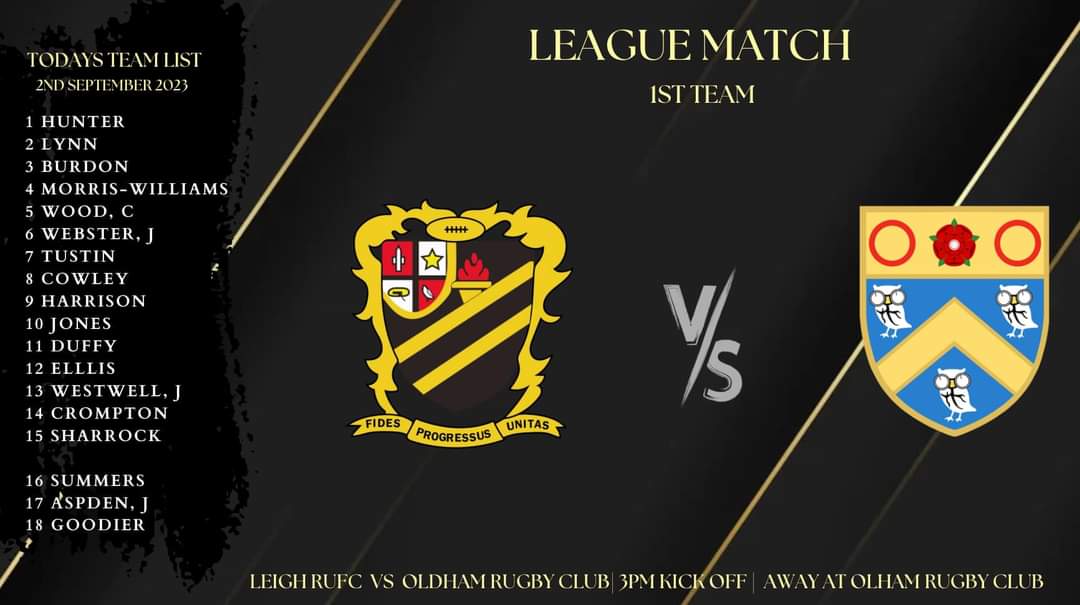 LeighRUFC's tweet photo. Good luck to the first team, who travel over to @OldhamRUFC for their match today!
3pm kick off. All support is welcome! https://t.co/tSFNAtyJbm