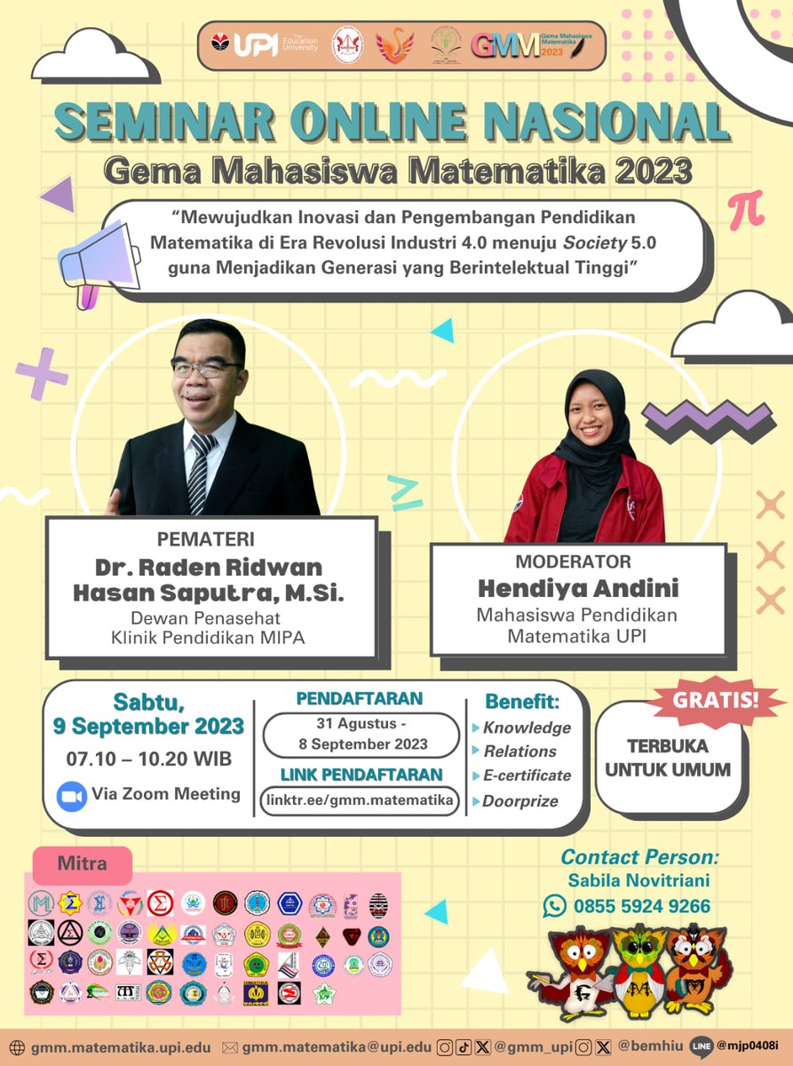 ikut seminar gmm juga yukkkkkkkk moderatornya temen aku looooh yuk yuk gratis loh #info #seminar #infoseminar