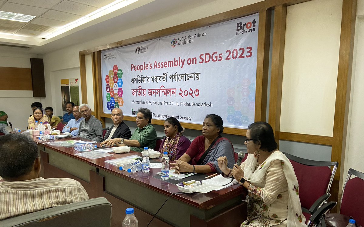 abdulawalbd's tweet photo. People’s Assembly in the National Press Club in Dhaka wants speedy implementation of SDGs specially the Universal Health Care and Social Protection for all vulnerable people. Members from CSO and social movements participated in the GCAP Bangladesh organised Assembly. https://t.co/0bdCKWJfXP