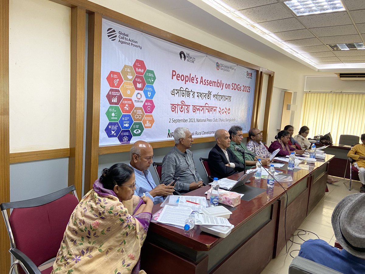 abdulawalbd's tweet photo. People’s Assembly in the National Press Club in Dhaka wants speedy implementation of SDGs specially the Universal Health Care and Social Protection for all vulnerable people. Members from CSO and social movements participated in the GCAP Bangladesh organised Assembly. https://t.co/0bdCKWJfXP