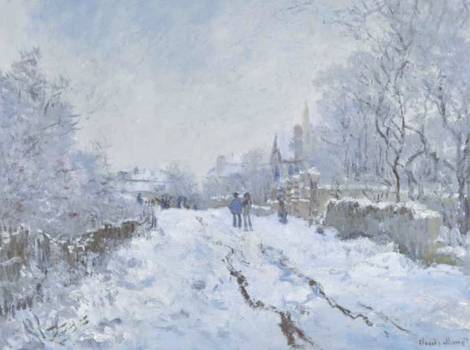 allontanarsio's tweet photo. Winter by Claude Monet https://t.co/CjXpS6NQP9