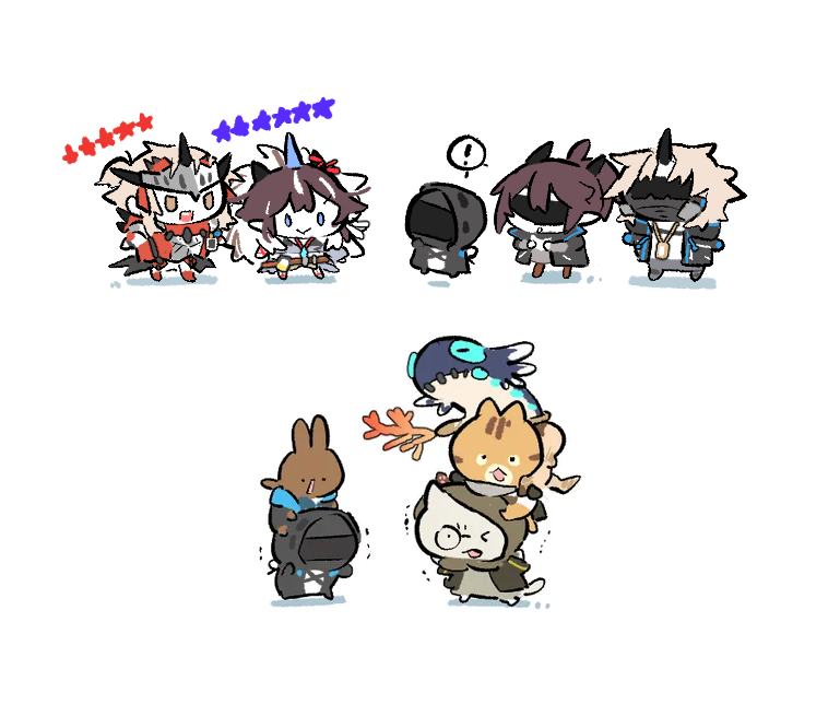 「MONSTER HUNTER #Arknights 」|枝垂のイラスト