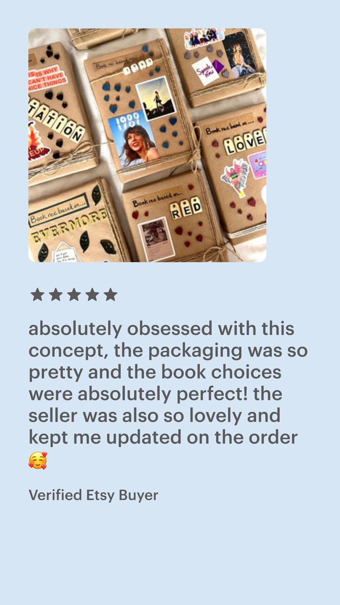 A recent review on our Etsy store🫶🏼
