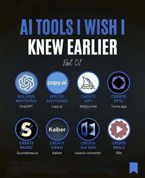 AashutoshBajaj2's tweet image. Discover the game-changing #AITools 🛠️ I wish I had in my arsenal sooner! 🧠💡 #AIAdvancements #TechRevelations #UnlockingPotential