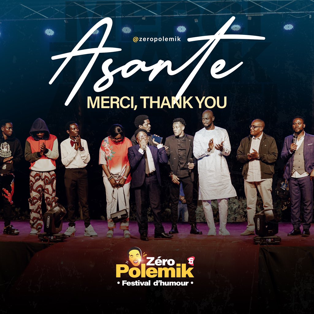 Un grand merci à tous 😄

Nous avons été comblés par la présence de chaque spectateur, artiste et membre de notre équipe qui a rendu cet événement un véritable succès 

Merci d'avoir partagé avec nous ces moments de fou #rire 😄

Vive l'humour et vive vous tous ! 
#zeropolemik