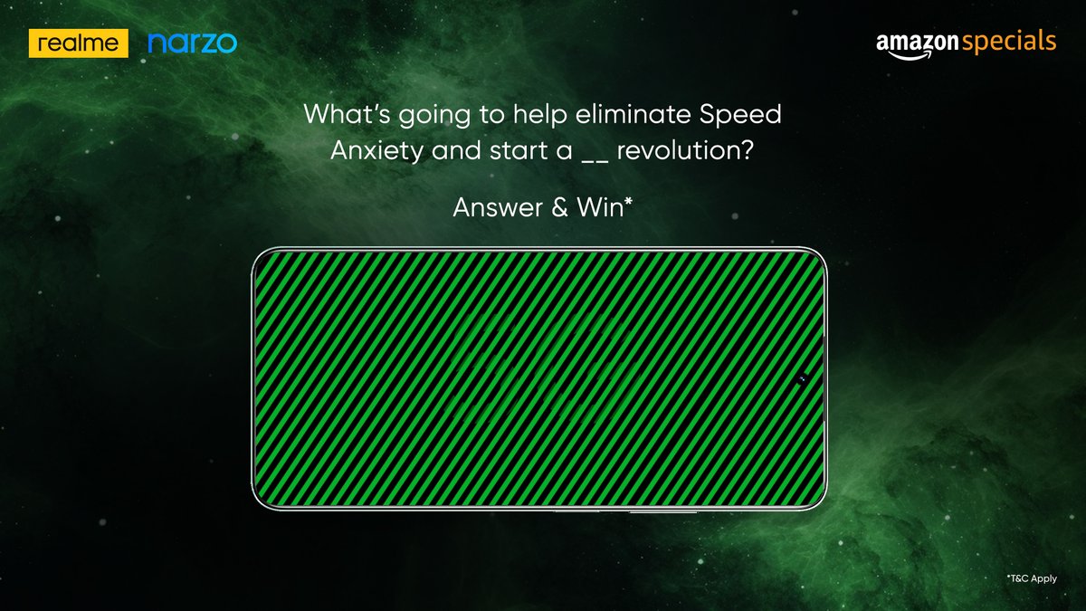 realmenarzoIN's tweet photo. The #MissionNEXT is almost here!

RT &amp; reply with your guesses of what is mentioned on the display by using the hashtag #NEXTSpeedFrontier to #win* #realme goodies!

#ContestAlert 

*T&amp;C Apply: https://t.co/GYZALc75nz https://t.co/ujyJZ2WkBS