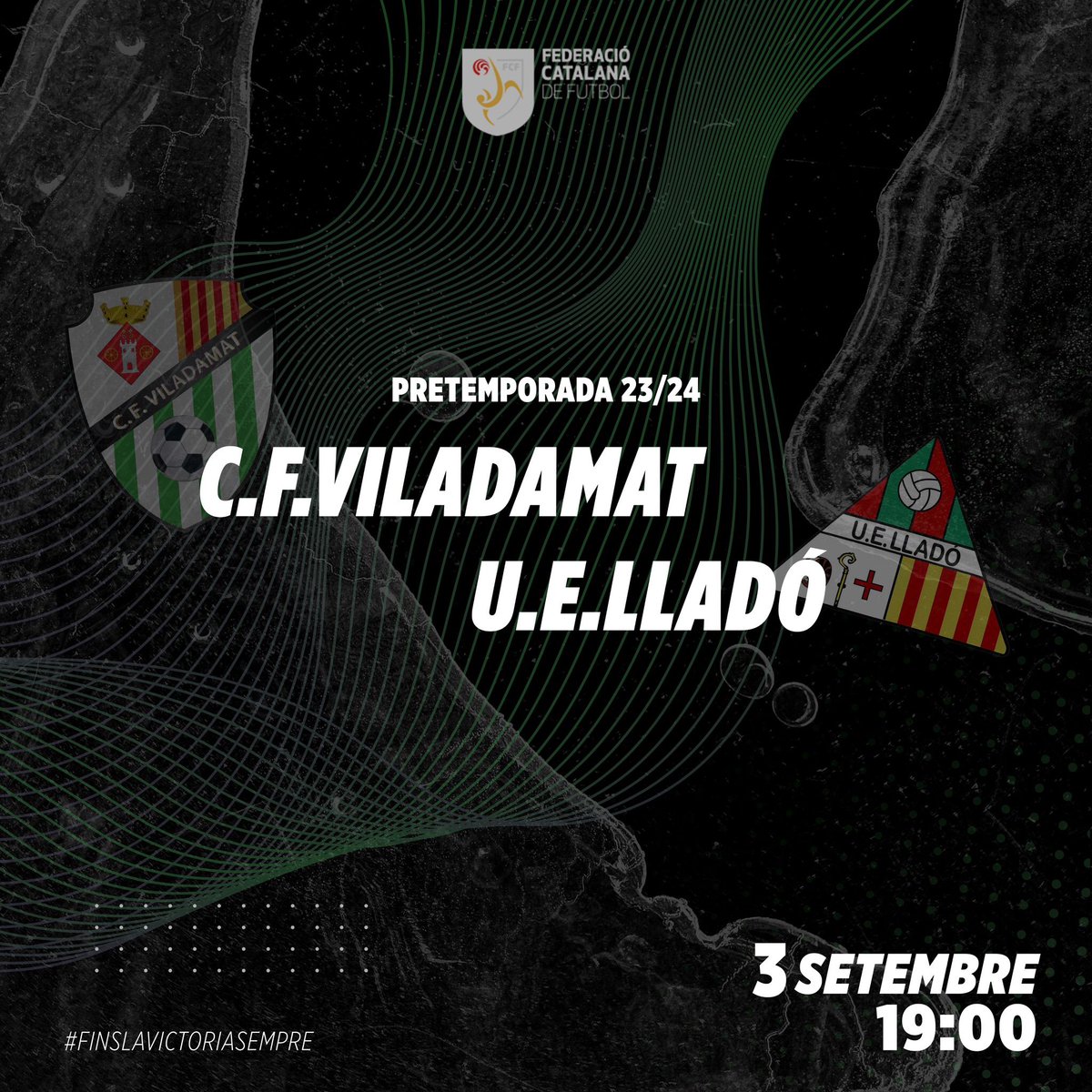 cfviladamat (@viladamatcf) on Twitter photo Segon partit de pretemporada, aquesta vegada contra la bona gent de <a href="/uellado/">Unió Esportiva Lladó</a>. Ens trobem al camp! #amuntviladamat Segon partit de pretemporada, aquesta vegada contra la bona gent de <a href="/uellado/">Unió Esportiva Lladó</a>. Ens trobem al camp! #amuntviladamat