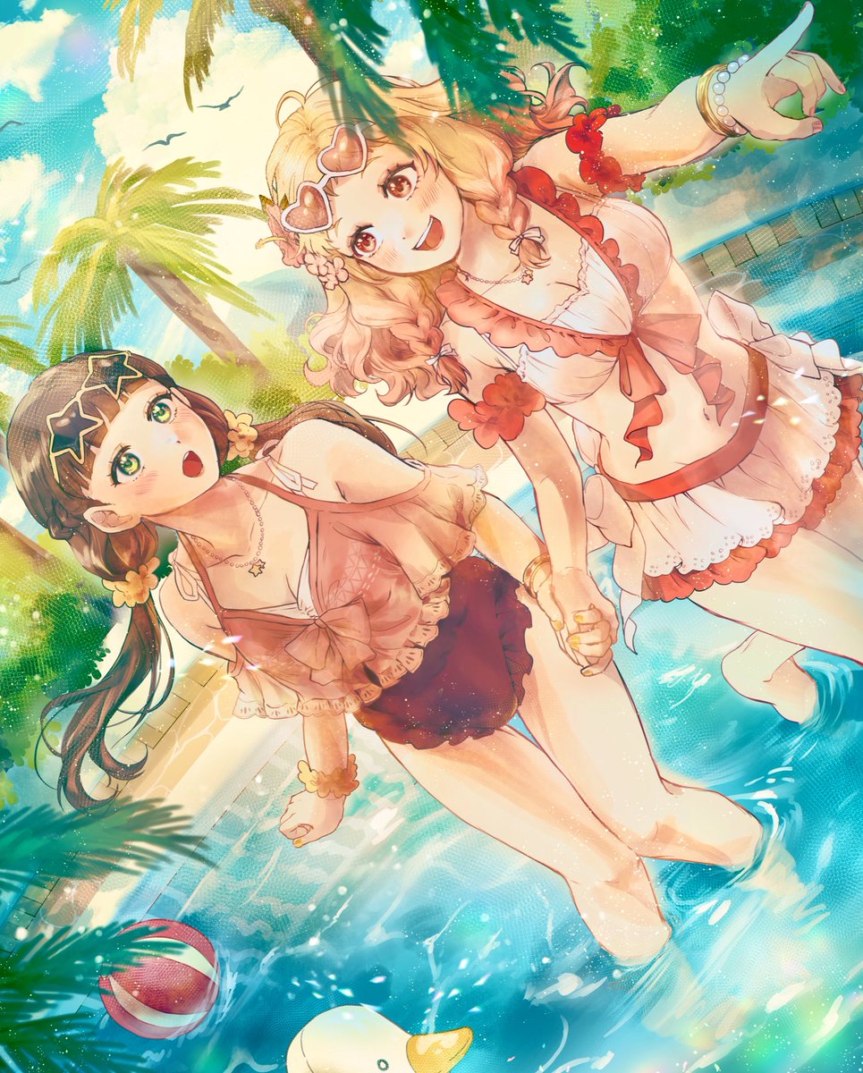 porkmisoNico's tweet photo. ⛱🍉きなナッツ 水着〜🌺🐬
(横向けて見てね🥹)
 #きななつ  #Liella  #lovelive https://t.co/MUdtK4bpqh