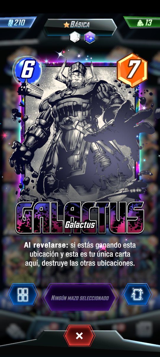 Dsanchezero's tweet photo. @TioZoom_ @MARVELSNAP Galactus https://t.co/vNj3VPjvde