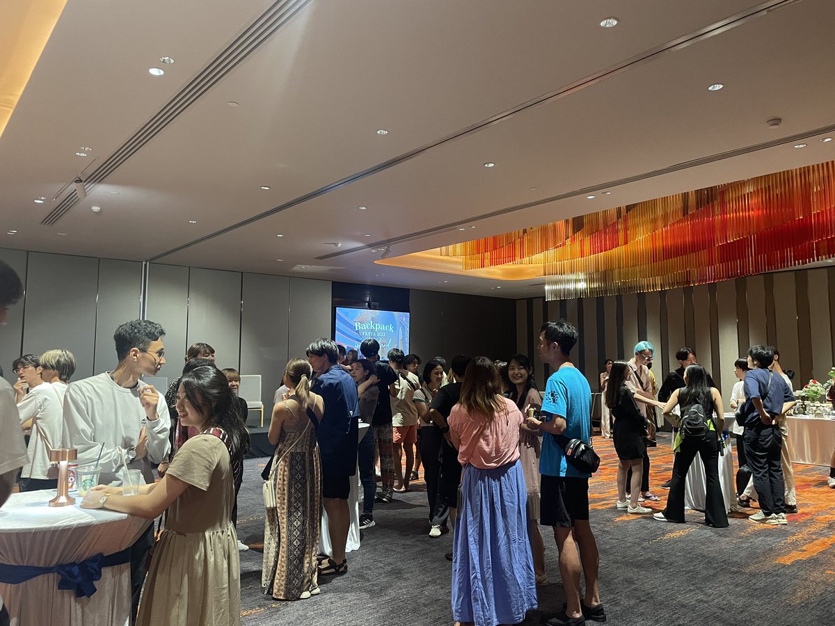 p8eks's tweet image. タイBackpackFESTA始まったー！！🇹🇭

#タイから始めよう