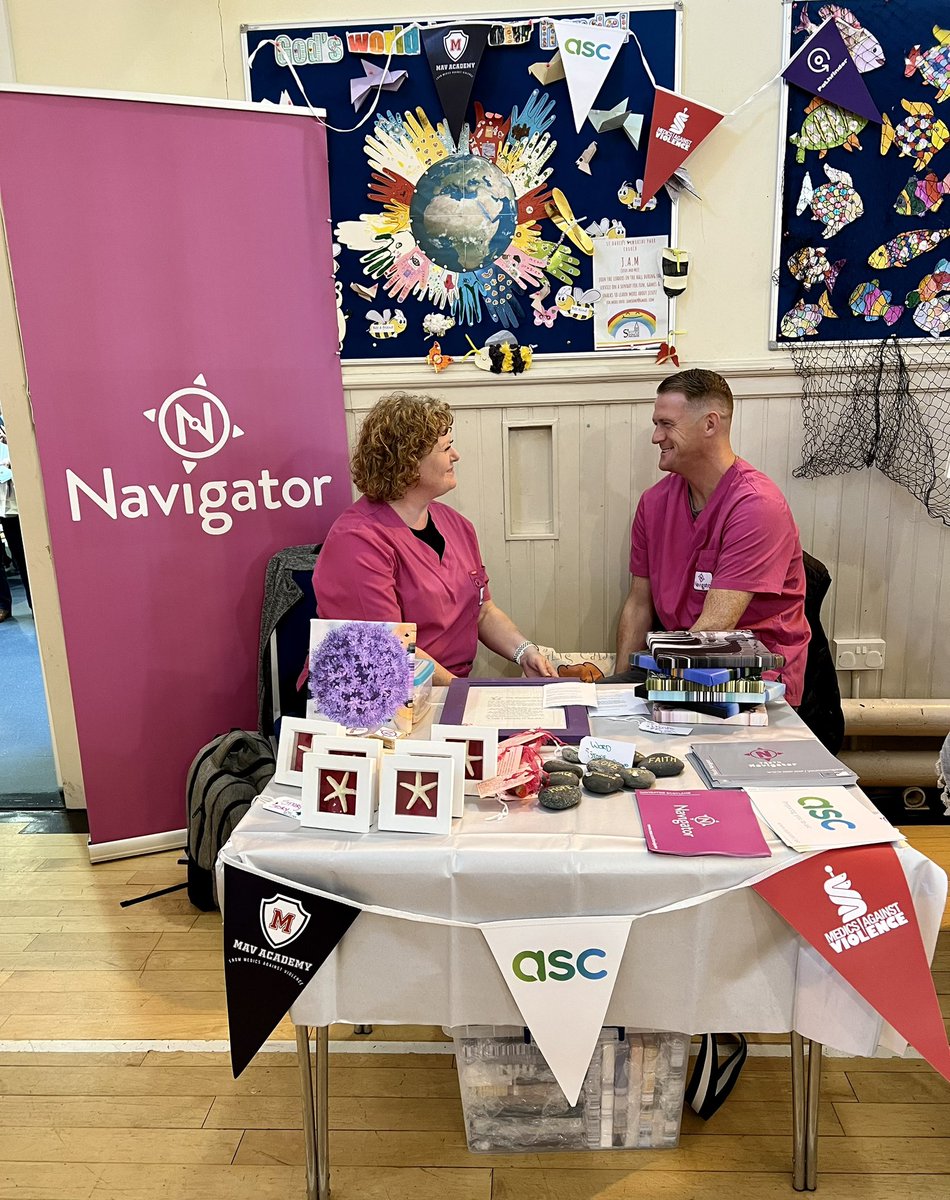 We are at the Community Wellness Fair at St Davids Memorial Park Parish Church in Kirkintilloch today telling people about all the work we do @MAVscotland @NavigatorsScot @NavigatorYouth and @AskSupportCare and doing a bit of fundraising. Come and see us!