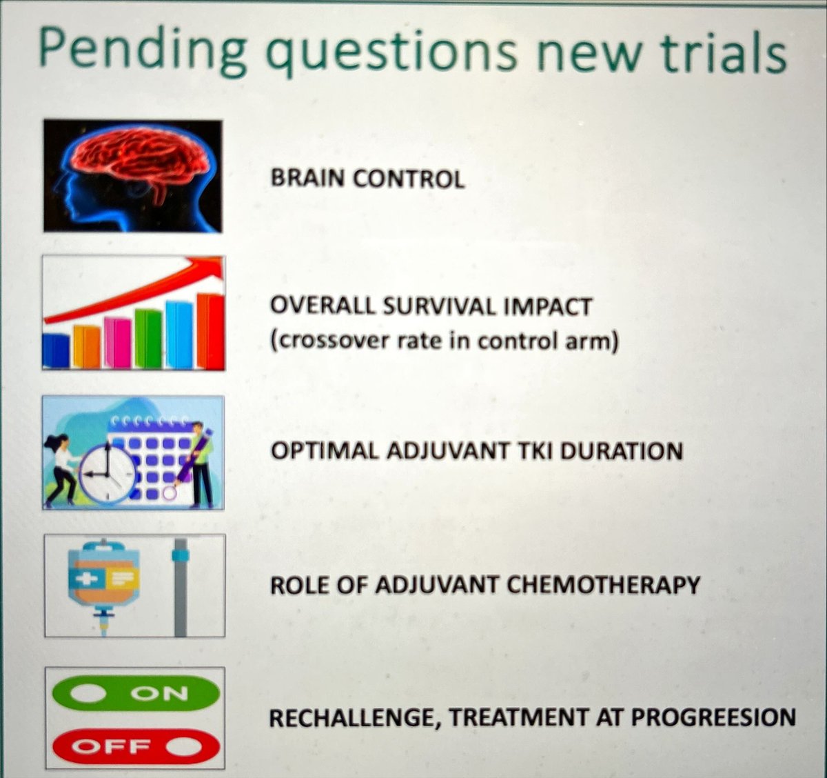 Jordi Remon (@jordiremon) on Twitter photo Past/present: ADAURA in EGFR+
Present/Future: ALINA in ALK+
Future: LIBRETTO-432 in RET+ NSCLC?
Several clinical Qx
ADJ TKI if minimal residual disease? Or for those w/oMRD?
Improving worldwide inequalities
<a href="/EGFRResisters/">EGFR Resisters</a> <a href="/ALKPositiveinc/">ALK Positive</a> <a href="/RETpositive/">RETpositive</a> <a href="/EGFRmNSCLC/">EGFRm NSCLC</a>
<a href="/OncoAlert/">OncoAlert</a> Past/present: ADAURA in EGFR+
Present/Future: ALINA in ALK+
Future: LIBRETTO-432 in RET+ NSCLC?
Several clinical Qx
ADJ TKI if minimal residual disease? Or for those w/oMRD?
Improving worldwide inequalities
<a href="/EGFRResisters/">EGFR Resisters</a> <a href="/ALKPositiveinc/">ALK Positive</a> <a href="/RETpositive/">RETpositive</a> <a href="/EGFRmNSCLC/">EGFRm NSCLC</a>
<a href="/OncoAlert/">OncoAlert</a>