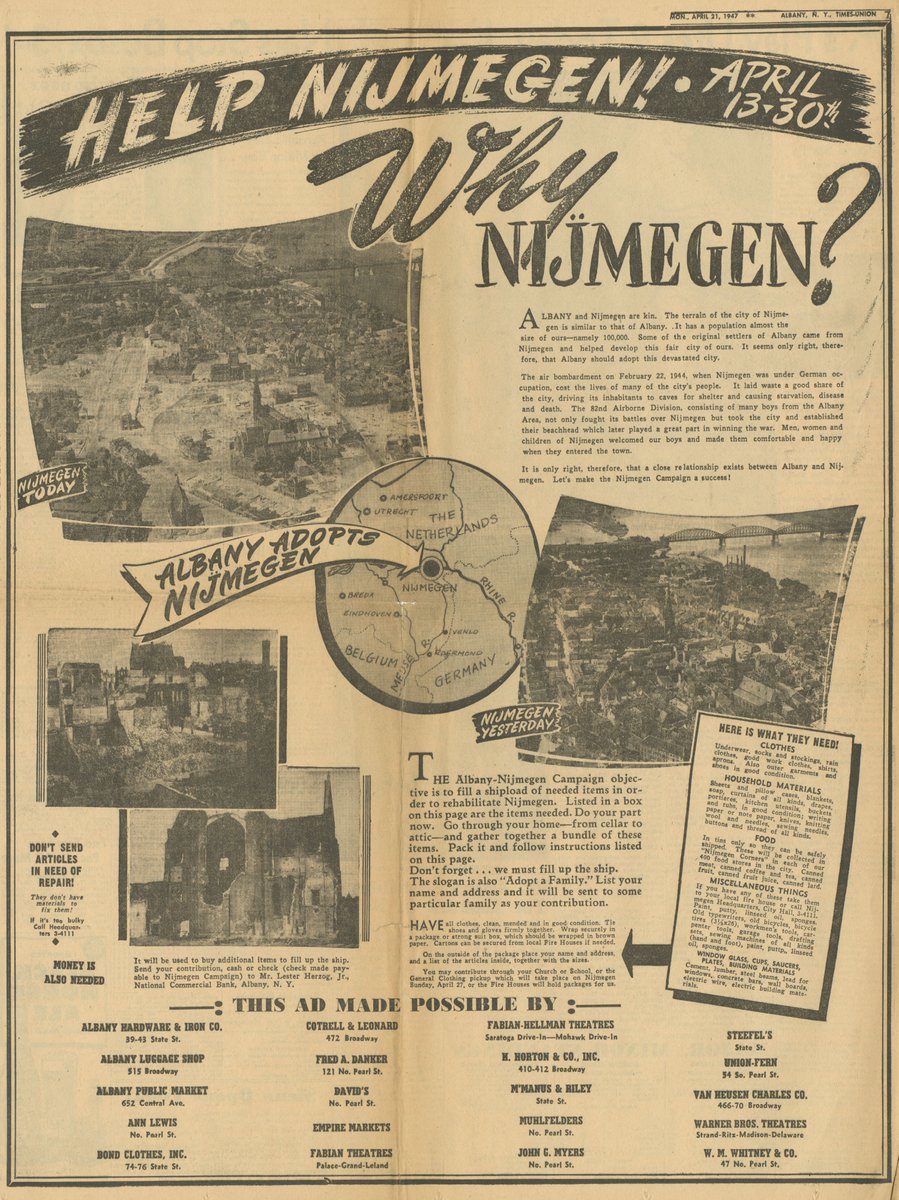 To learn about the  Albany-Nijmegen sister-city relationship that began in 1947 visit the Tulips for Albany exhibition that runs through Sept. 10.