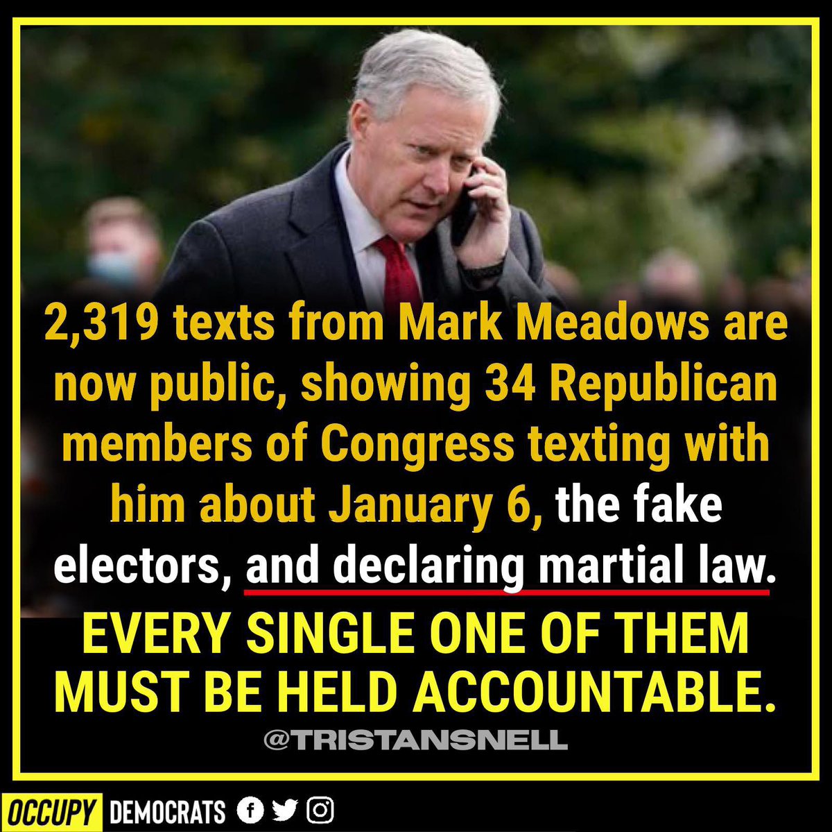 @JeffRoushPoetry Mark Meadows, professional victim with a backpack of “figurative knives”. He’s still playing that victim card but me thinks he’s played it for the last time. No sympathy for him. It should be jail for him.
Another #FridayLimericks home run Jeffrey!