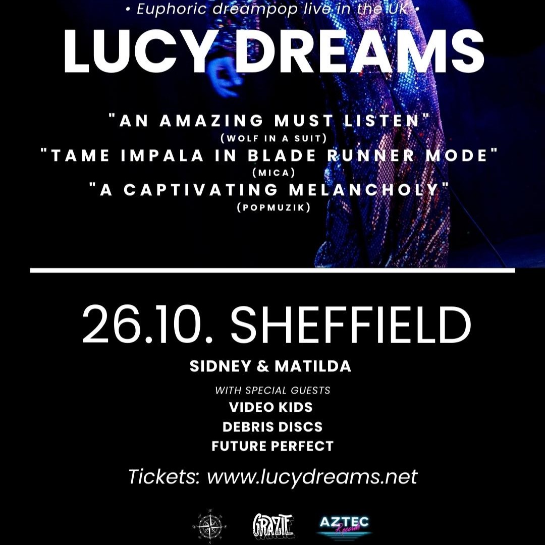 🚨GIG ANNOUNCEMENT🚨 We have @lucy.dreams.dp joining us in late October for what is sure to be an utterly captivating show. Tickets available at lucydreams.net #sidneyandmatilda #Sheffield #SheffieldIsSuper #WhatsOnSheffield #SheffieldEvents #AllWelcomeAlways