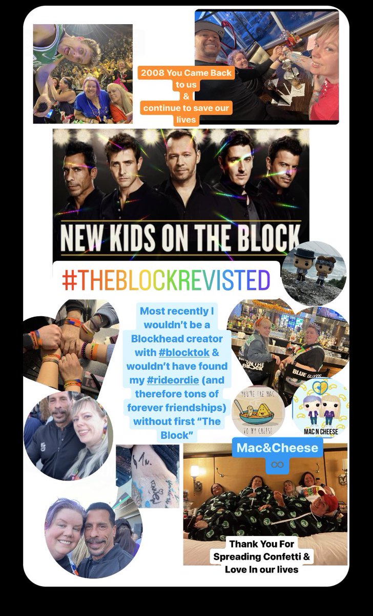 MidwestMommaMel's tweet photo. @NKOTB @DonnieWahlberg @dannywood @joeymcintyre I wouldn’t have all these #blocktok peeps and wouldn’t have my #bhbestie @JoesGutterGirl without our having you back in 2008. My best memories is how u have saved my life again & again #TheBlockRevisted 💙🧡❤️💛💚 https://t.co/rXpjnHXXvx