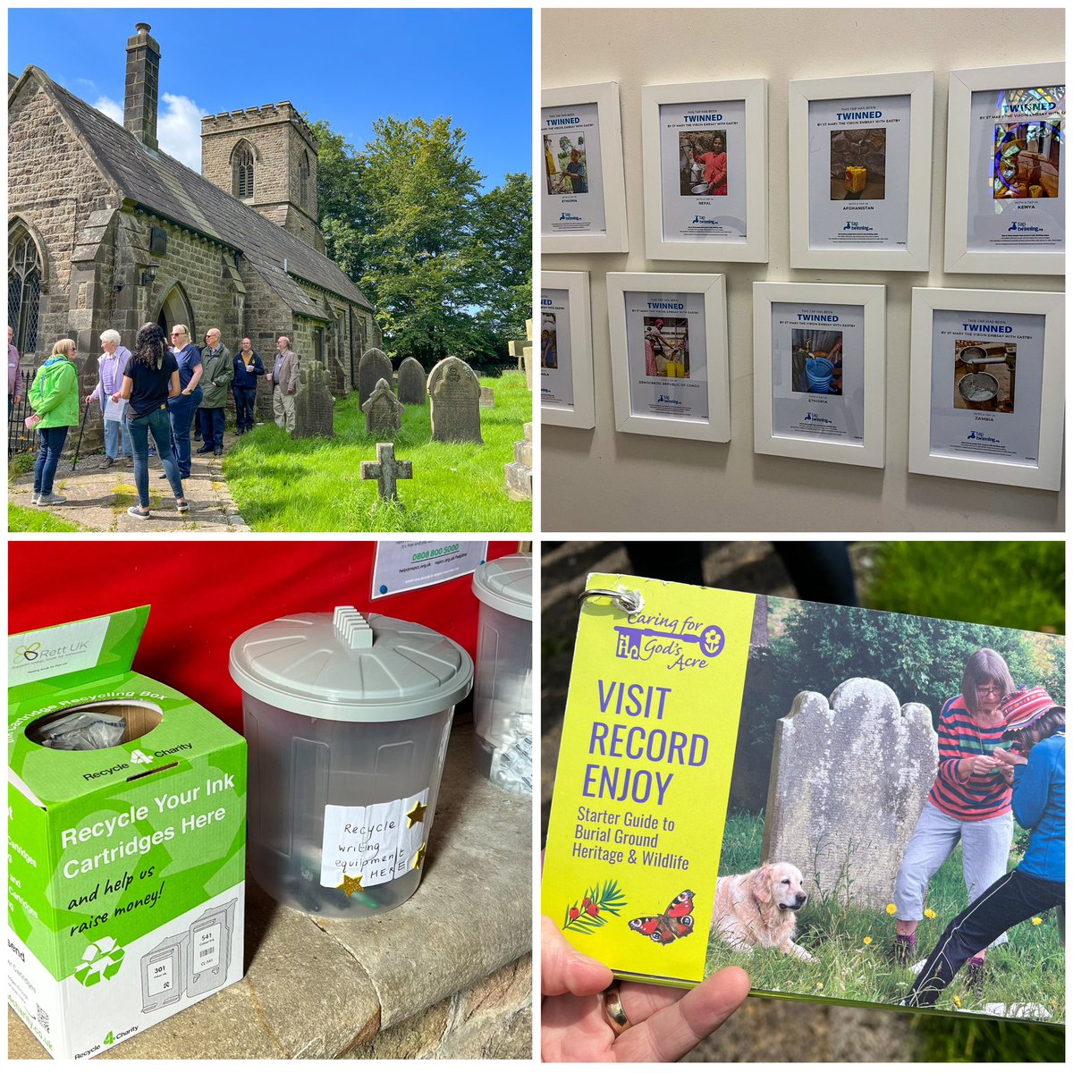 StOswaldMethley's tweet photo. Thank you St. Mary’s #Embsay for sharing your #EcoChurch journey with us #arocha @ARochaUK https://t.co/q9b8xOGIBu