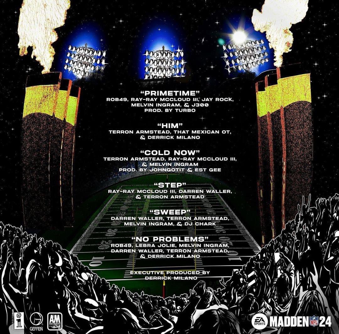 Been a dream come true to be on Madden. It’s even crazier to be on the soundtrack! Can’t wait for yal to check it out know ya boy had to slide real quick! Go play that “sweep”!!

EP coming to #Madden24 and DSPs 9/5 “Crowd Control”