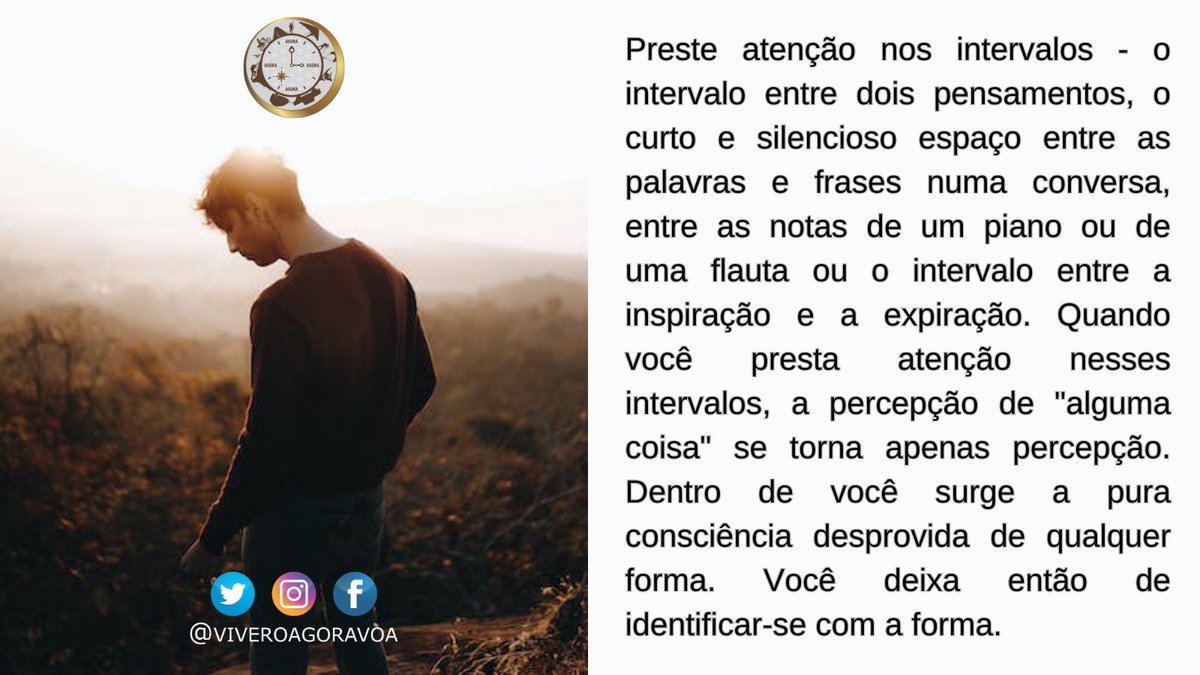 viveroagoravoa's tweet image. #atencaoplena #percepção #pensamentos #silencio #consciência