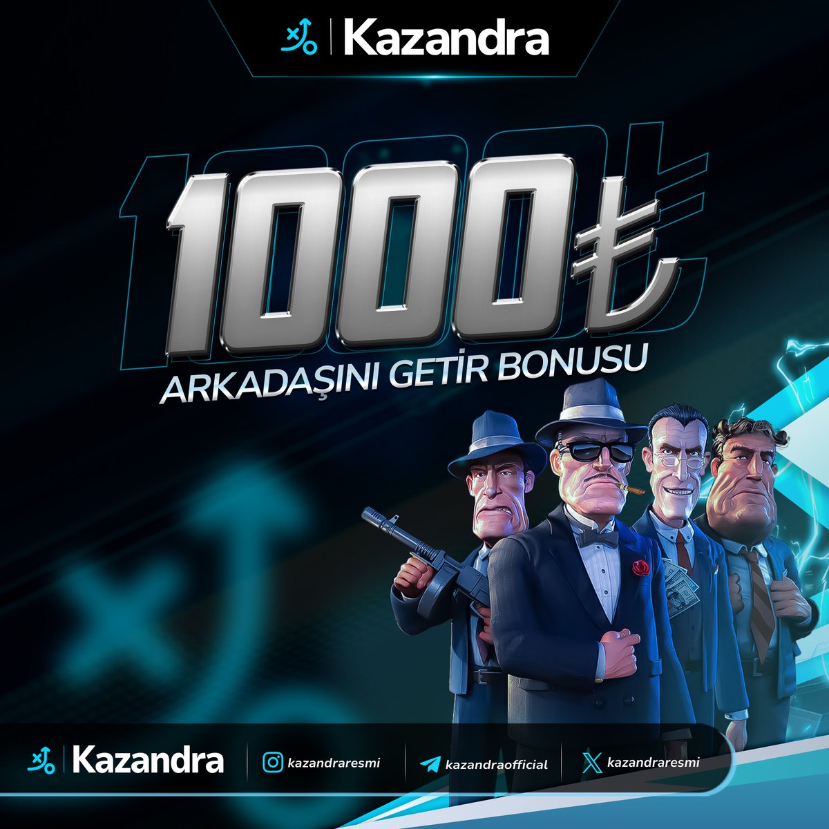 📣 Arkadaşını Getir, 1.000₺ Götür! 

#Kazandra'ya Getirdiğin Her Üyeliği Nakite Dönüştür, Dostların ile Kazanmaya Devam Et! 🤩

📍 Hemen katıl : kzn.pw/213015

#kazanmaksakazandra ☑️