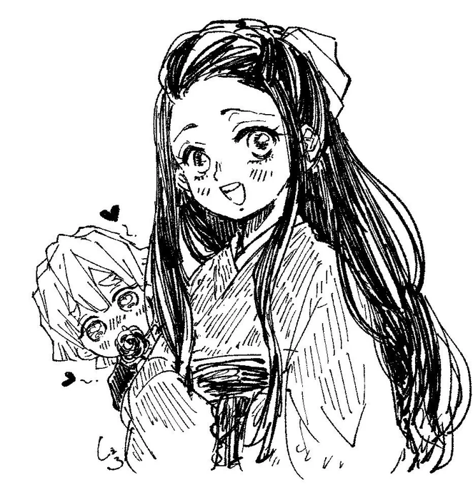 女学生的な🎀ちゃんに恋してる⚡️くんな思いつきrkgk 