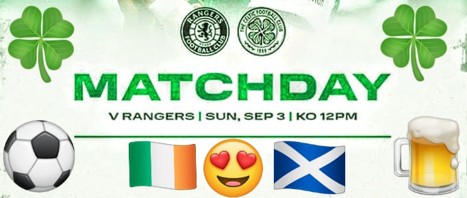 Come and join us in Cheers Bar 🍻 in Xàbia Port ⚓ tomorrow for the first derby of the season 🇮🇪🍀🏴󠁧󠁢󠁳󠁣󠁴󠁿 Kick-off **1pm** local time ⚽ #HailHail @celticbars @celticalicante @ValenciaPatsCSC