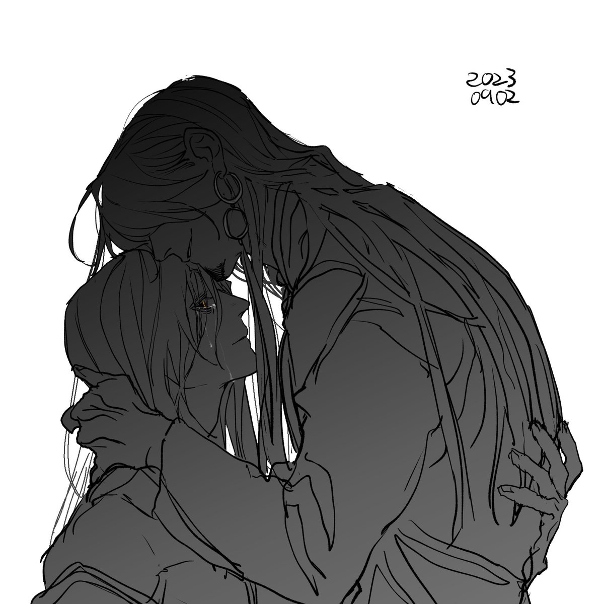 #くれまいにち CHU!放浪長髪アシュばっかり描いてごめん 