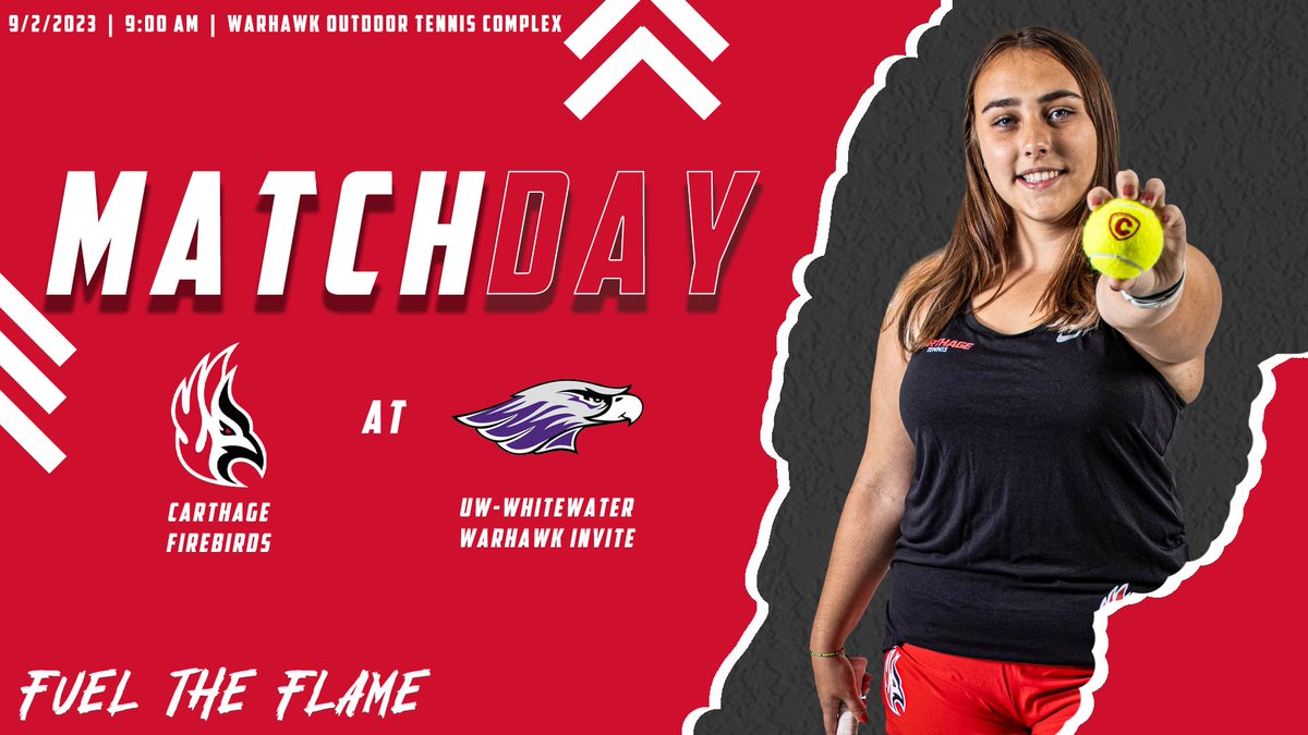Carthage Tennis is back in action!!! Play begins today in Whitewater as we compete in the Warhawk Inivte!

#FuelTheFlame // #BirdsAreBack