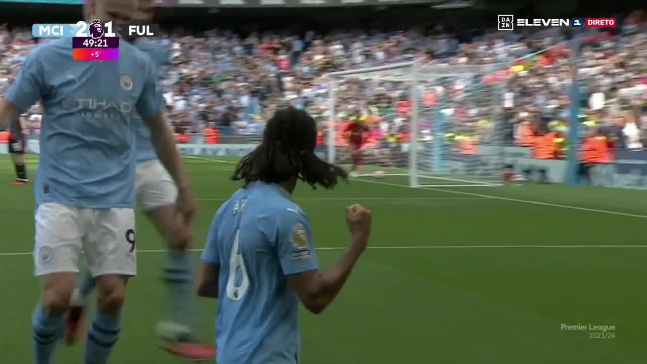 Ake heads Manchester City in front of Fulham