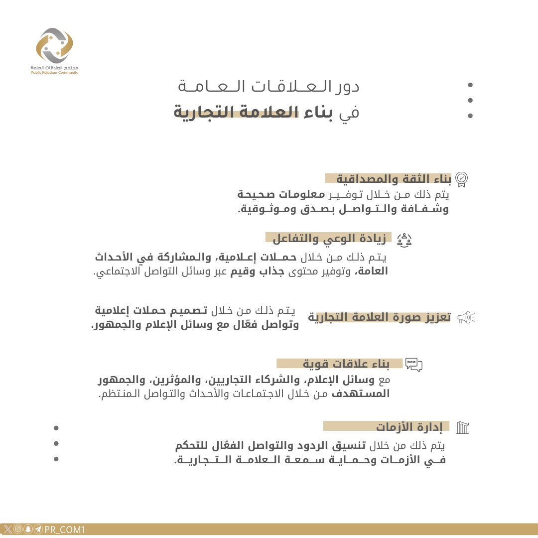مجتمع العلاقات العامة tweet media