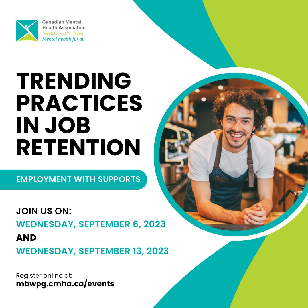Elevate Your Career with 'Trending Practices in Job Retention'! Join our Employment with Supports team for this two-part workshop on September 6th and 13th, from 1:00 PM– 4:00 PM, to master essential interpersonal skills and strategies for job success.