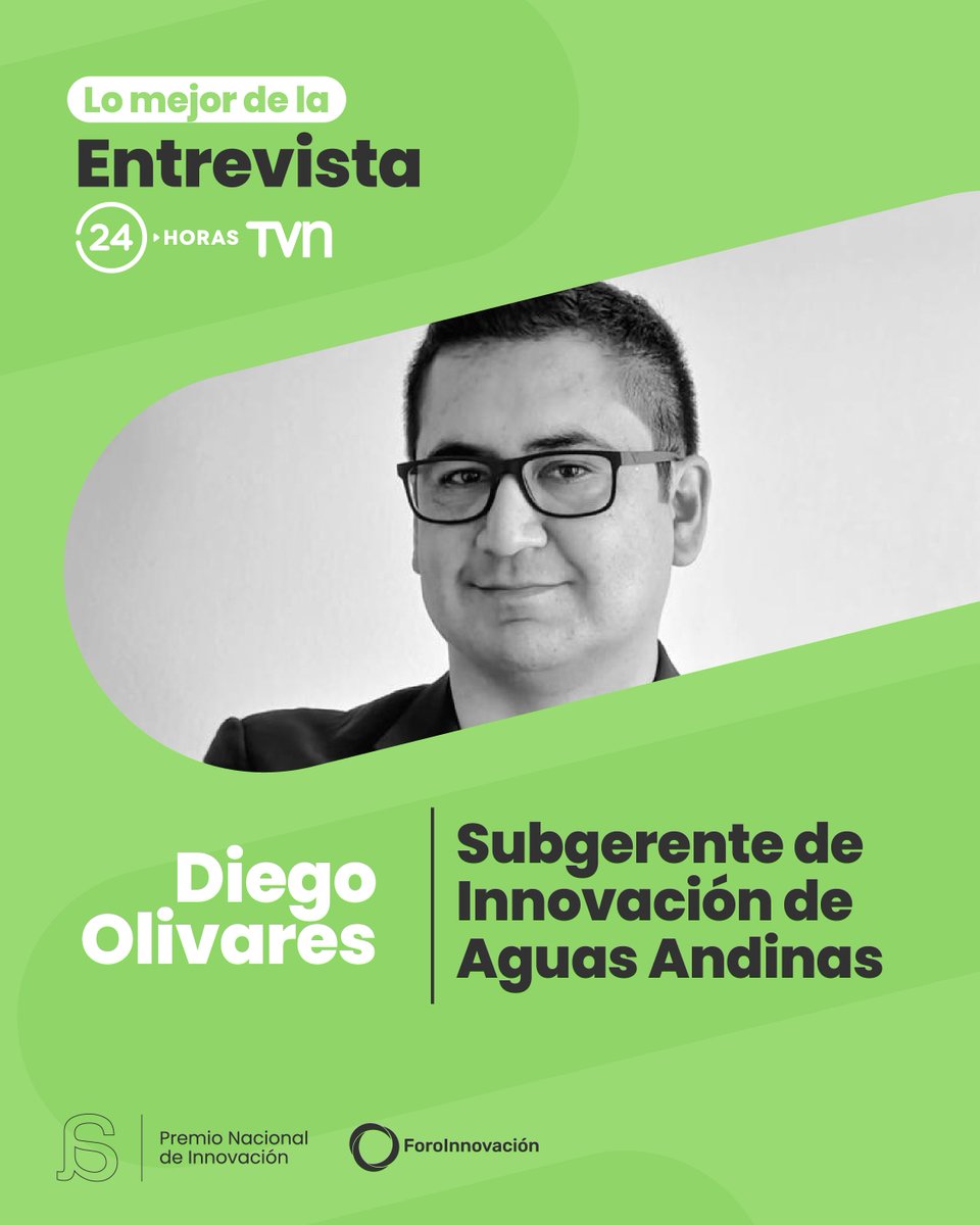 premio_avonni's tweet photo. Te compartimos lo mejor de la entrevista a Diego Olivares, Subgerente de Innovación de @aguas_andinas  👉 quien conversó sobre la importancia de la categoría "Ciudad Nueva Aguas Andinas" en un entorno de cambio constante. https://t.co/eSrKpOMIrm
