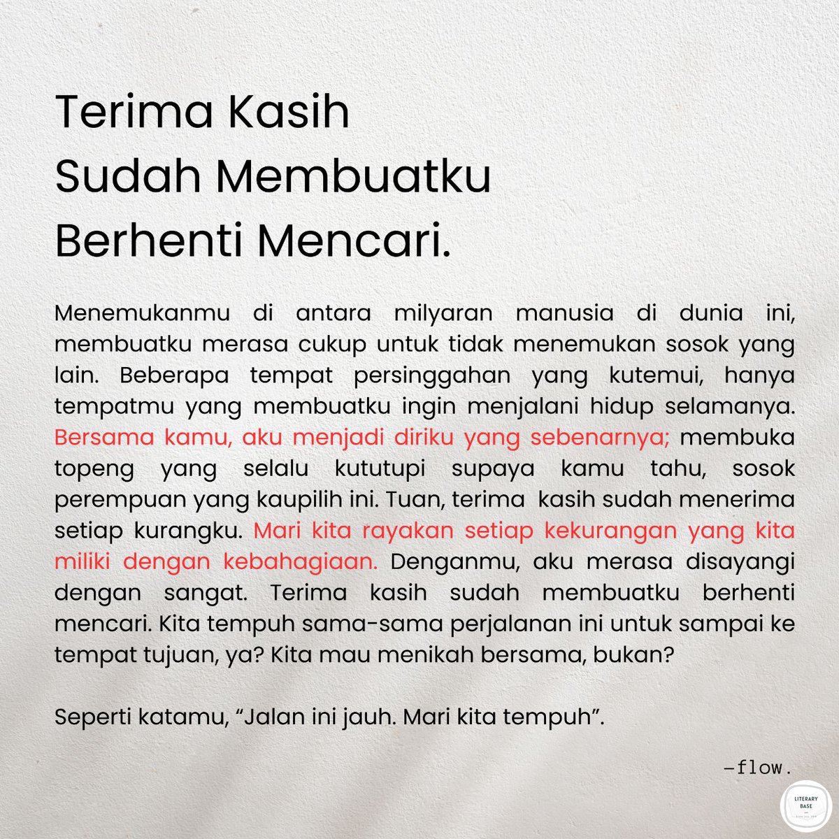 literarybase's tweet photo. Karya — Terima kasih banyak, ya? https://t.co/dhhHPEcf9k