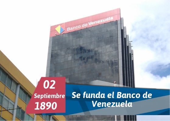 estendenciavzl's tweet photo. "Banco de Venezuela" es tendencia porque se cumplen 133 años de su fundación https://t.co/TUDlJd2vJn