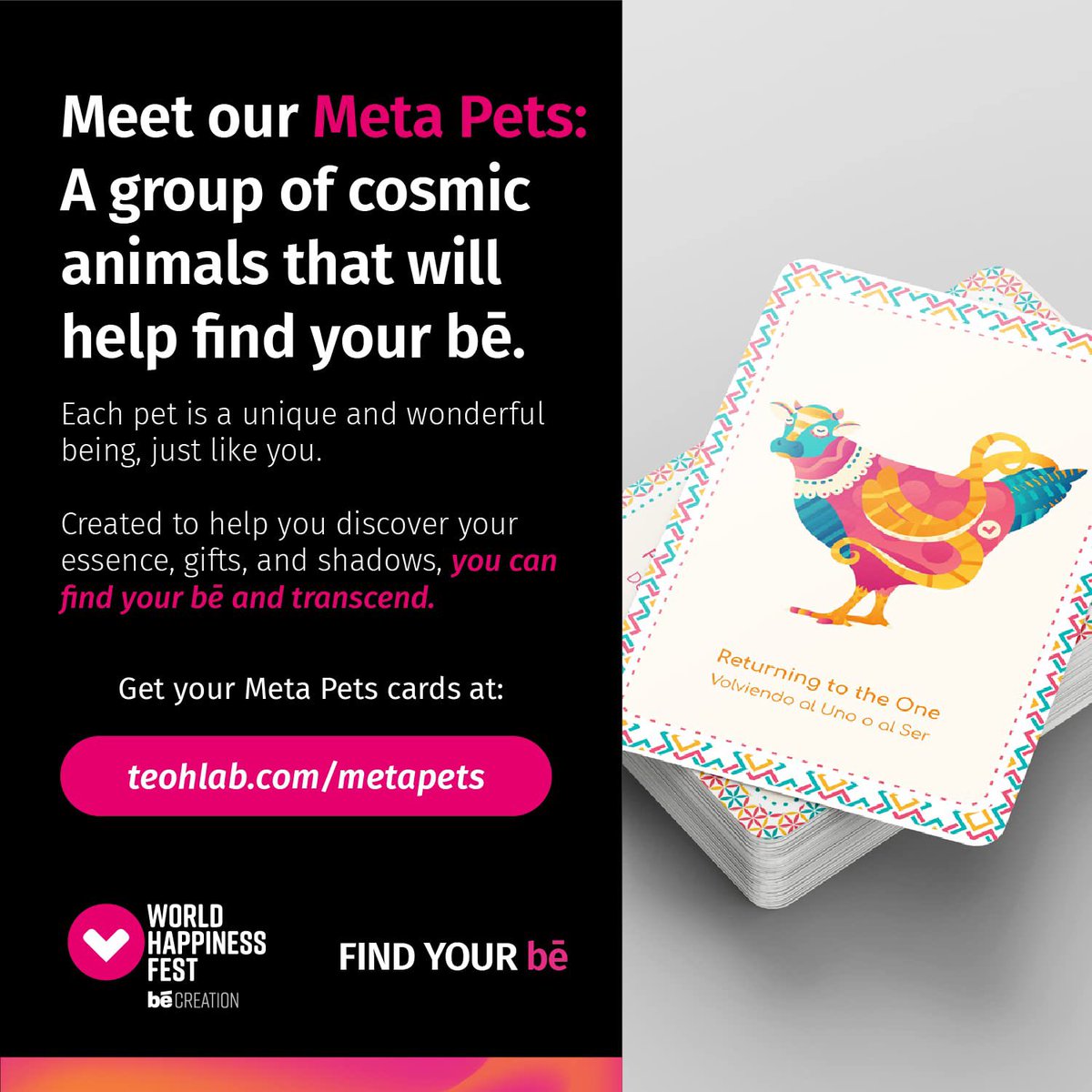 lgallardo's tweet image. If you have not explored who you are using our meta pets cards…start now. :-) I keep being amazed about their power to self-deconstruction. teohlab.com/metapets