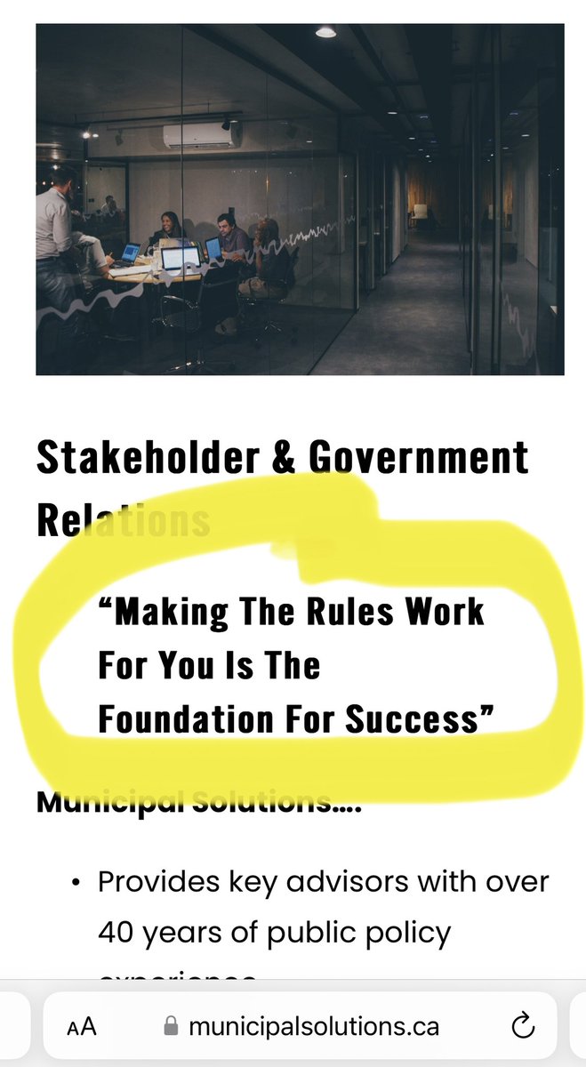 <a href="/MikePMoffatt/">Dr. Mike P. Moffatt 🇨🇦🏅🏅</a> Mr. X’s “Services” landing page summarizes Greenbelt developers’ and <a href="/fordnation/">Doug Ford</a>’s collusion on the Greenbelt carveouts:

“Making The Rules Work For You Is The Foundation For Success”

#GreenbeltGiveaway <a href="/Gasp4Change/">GASP4Change</a> <a href="/NoSprawlDurham/">Stop Sprawl Durham</a> <a href="/maritstiles/">Marit Stiles</a> <a href="/MikeSchreiner/">Mike Schreiner</a> <a href="/JohnFraserOS/">John Fraser</a>