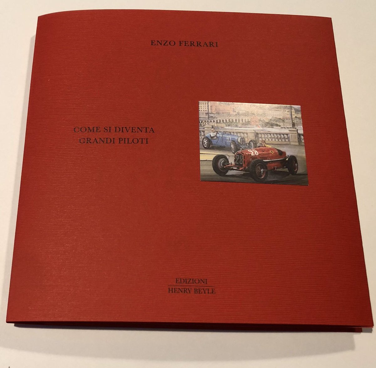 EdHenryBeyle's tweet image. Un testo di Enzo Ferrari.