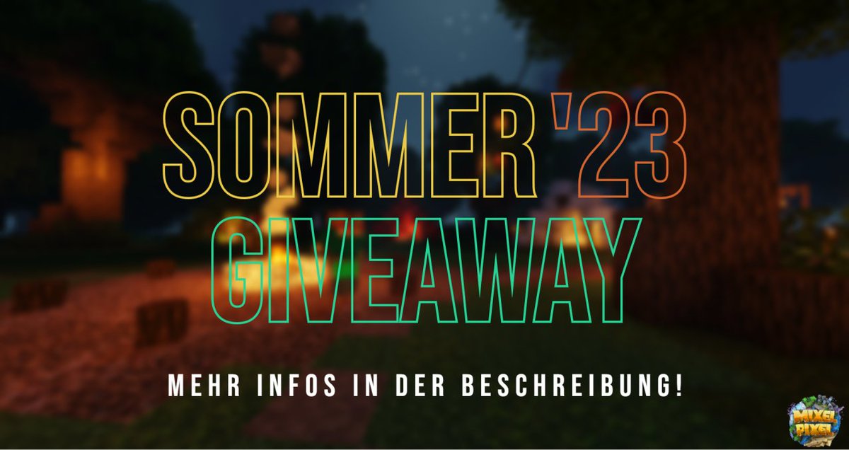 MixelPixelNET's tweet image. Es ist Zeit für ein sommerliches #Giveaway! 🎉
Gewinne: 
1. Ultra 
2. Hero 
3. 2x Booster nach Wahl
(+) jeder Gewinner erhält den "Glückspilz" Titel und 1 Sommer Crate Key!
Teilnahme:
➡️Folgen
♥️ Liken
🌀Retweeten 
Auflösung: 10.09
Viel Glück an alle Teilnehmer! 🎉